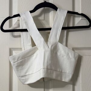 Forever 21 White Crop Top